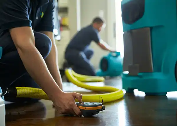 water damage restoration service Blue Mounds